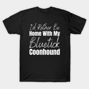 Bluetick Coonhound Mom T-Shirt